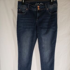 Inc Boyfriend Regular Fit Dark Denim Jeans Sz 2